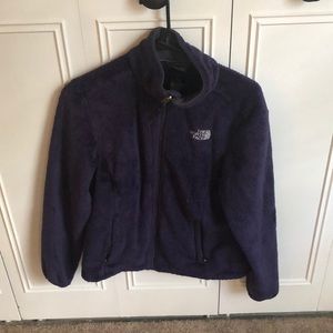 Purple fleece north face
